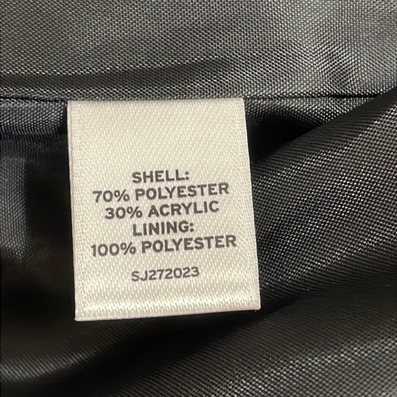 Sejour 3/4 Sleeve Zipper Front Tweed Jacket Blazer 14W - Picture 13 of 16